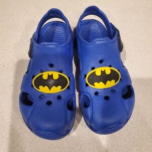 Batman croc style shoes. Toddler, size 9